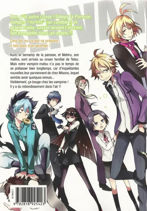 Verso de l'album Servamp 4