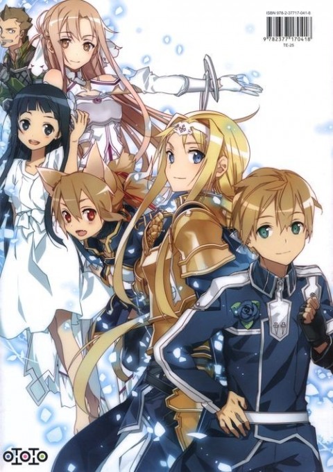 Verso de l'album Sword Art Online Abec Art Works