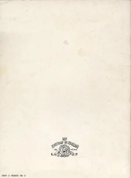 Verso de l'album Tombeur de haut