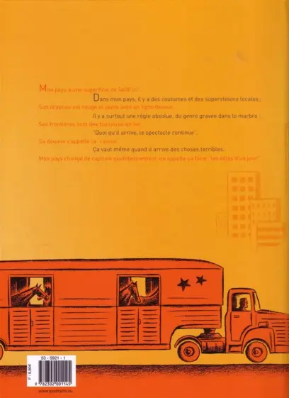 Verso de l'album Les Villes d'un jour