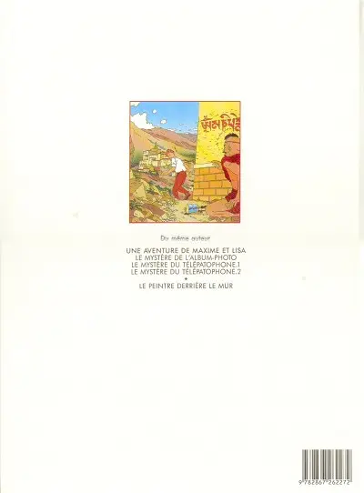 Verso de l'album Les Voyages d'Elno Déjà vu au Mustäng