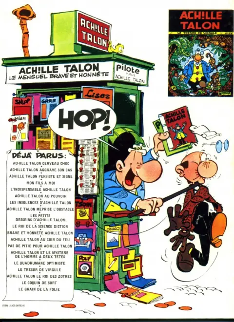 Verso de l'album Achille Talon Tome 9 Les petits desseins d'Achille Talon