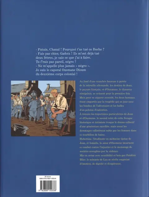 Verso de l'album Amère patrie Seconde partie