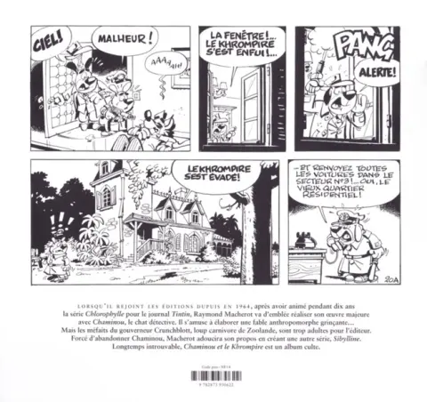 Verso de l'album Chaminou Tome 1 Chaminou et le Khrompire