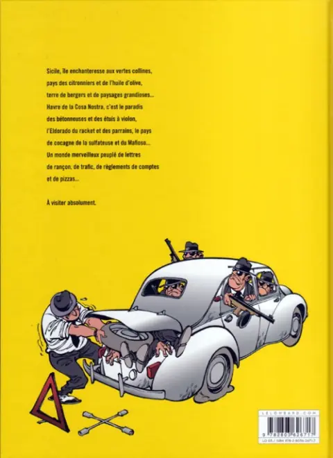Verso de l'album Cosa Nostra Tome 1 Sicilia Bella