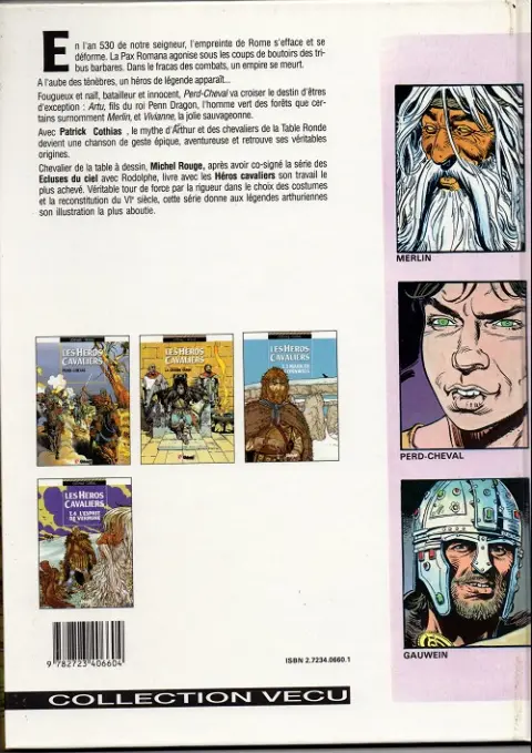 Verso de l'album Les Héros cavaliers Tome 1 Perd-cheval