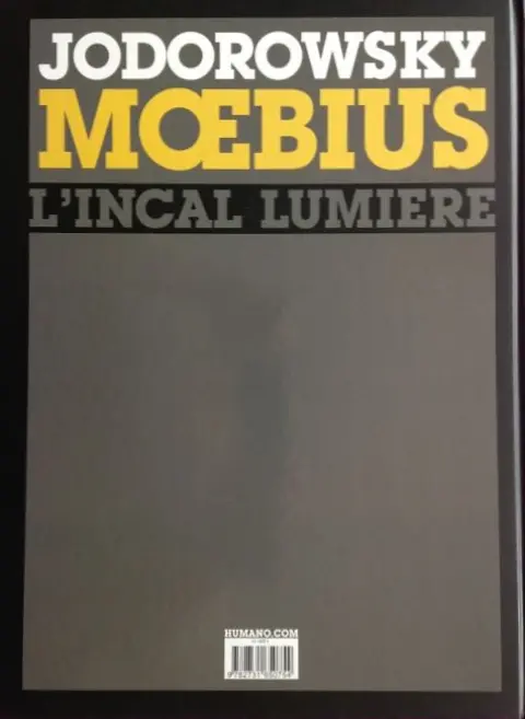 Verso de l'album L'Incal Tome 3 Ce qui est en bas