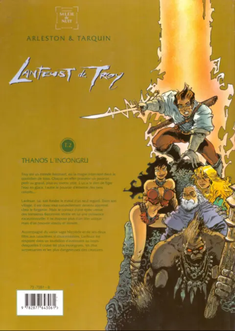 Verso de l'album Lanfeust de Troy Tome 2 Thanos l'incongru