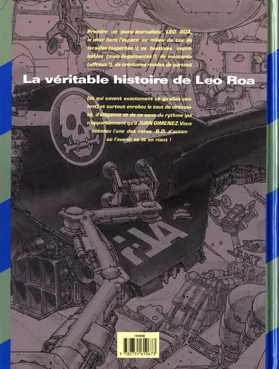 Verso de l'album Léo Roa Tome 1 La véritable histoire de Léo Roa