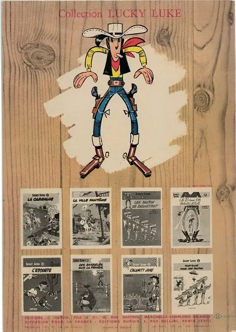 Verso de l'album Lucky Luke Tome 3 Arizona