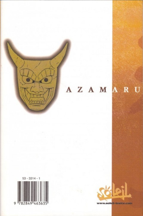 Verso de l'album Azamaru 2