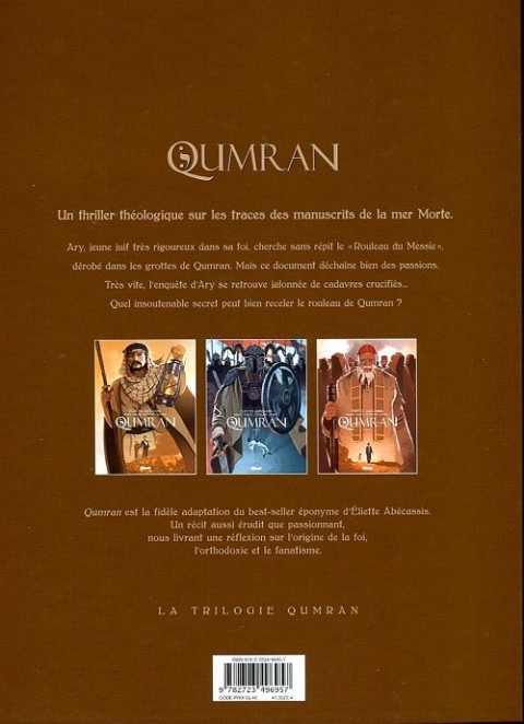 Verso de l'album Qumran Tome 2 Livre II