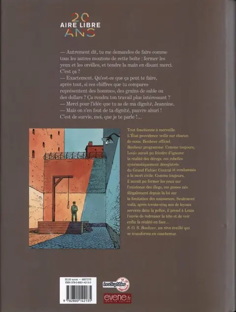 Verso de l'album S.O.S. Bonheur Saison 1