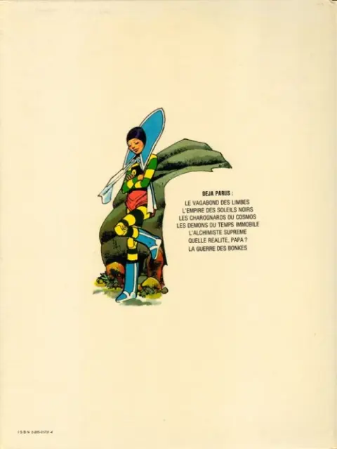 Verso de l'album Le Vagabond des Limbes Tome 2 L'empire des soleils noirs