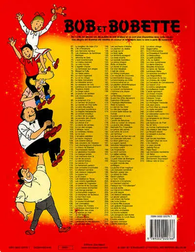 Verso de l'album Bob et Bobette Tome 270 Détour vers le futur