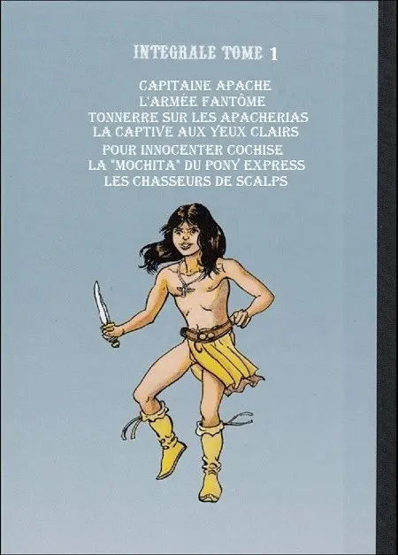 Verso de l'album Capitaine Apache Intégrale Tome 1