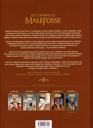 Verso de l'album Les Chemins de Malefosse Intégrale Chapitre IV