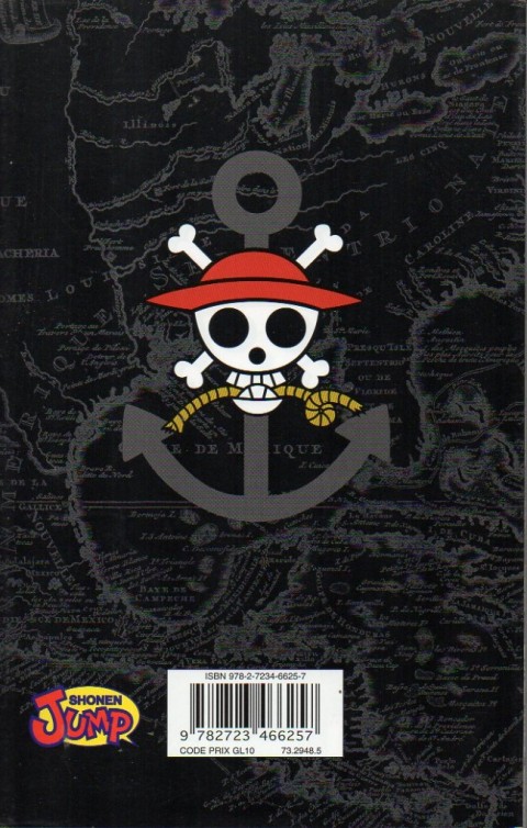 Verso de l'album One Piece Tome 48 L'aventure d'Odz