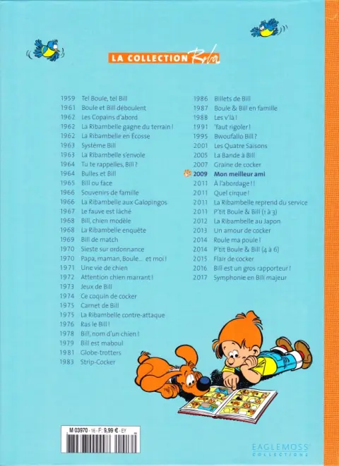 Verso de l'album La Collection Roba Tome 16 Mon meilleur ami