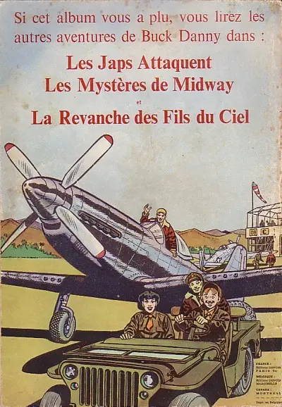 Verso de l'album Buck Danny Tome 4 Tigres Volants