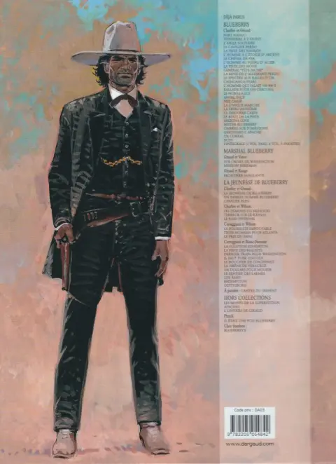 Verso de l'album Blueberry Tome 22 Le Bout de la piste