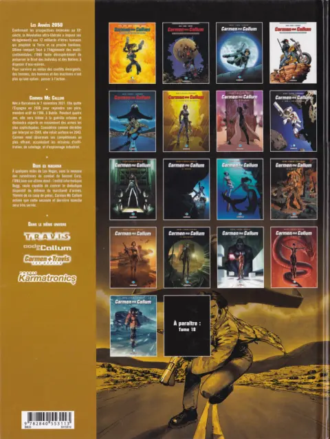 Verso de l'album Carmen Mc Callum Tome 5 Deus Ex Machina
