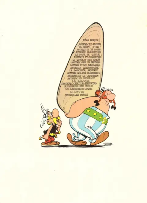 Verso de l'album Astérix Tome 14 Astérix en Hispanie