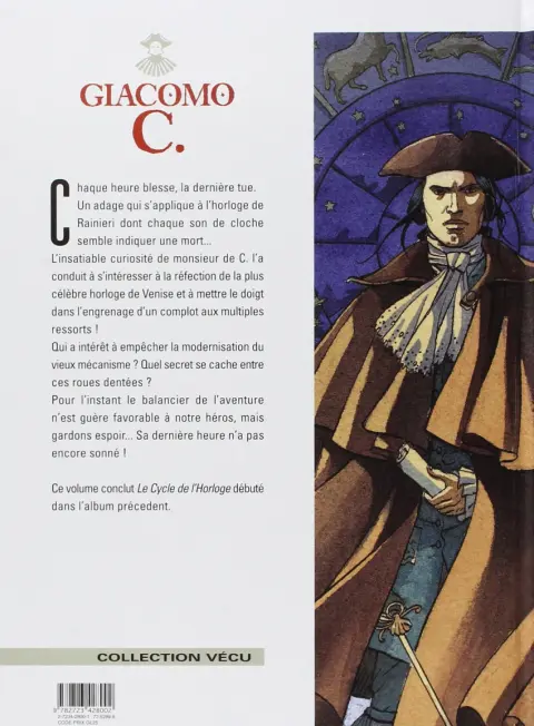Verso de l'album Giacomo C. Tome 10 L'ombre de la tour