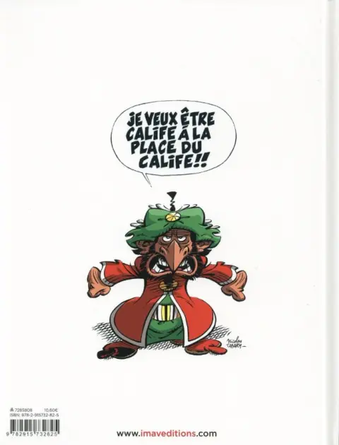 Verso de l'album Iznogoud Tome 28 Les mille et une nuits du Calife