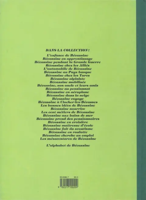 Verso de l'album Bécassine Tome 20 Bécassine prend des pensionnaires