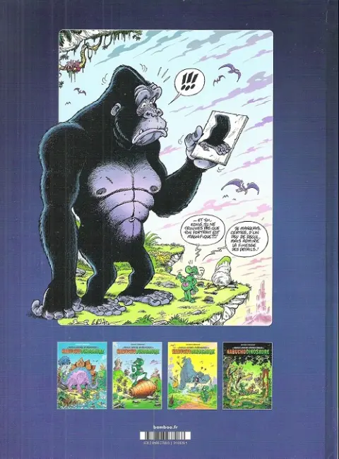 Verso de l'album Les nouvelles aventures apeupréhistoriques de Nabuchodinosaure Tome 4