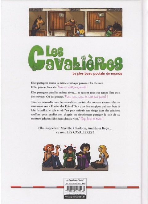 Verso de l'album Les Cavalières Tome 1 Le plus beau poulain du monde