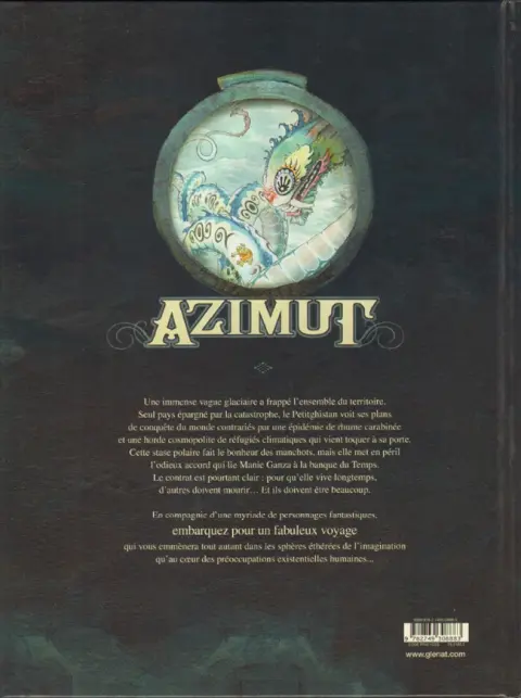 Verso de l'album Azimut Tome 5 Derniers frimas de l'hiver