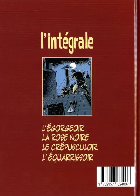 Verso de l'album La Java des Gaspards L'intégrale