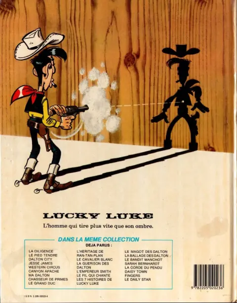 Verso de l'album Lucky Luke Tome 49 La corde du pendu et autres histoires