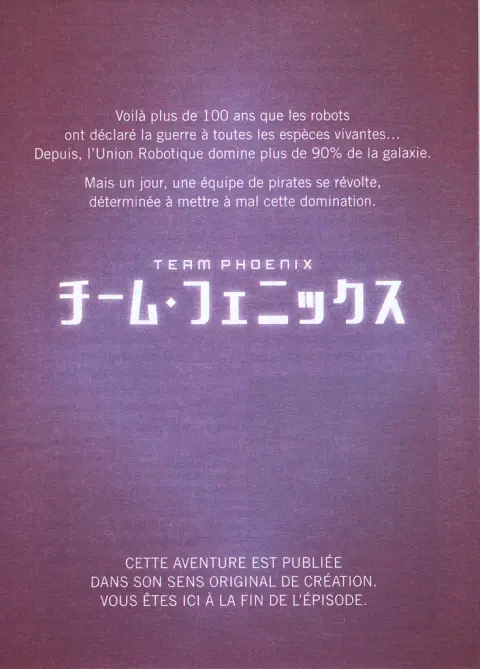 Verso de l'album Team Phoenix 7
