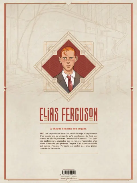 Verso de l'album Elias Ferguson Tome 1 1937, l'héritier
