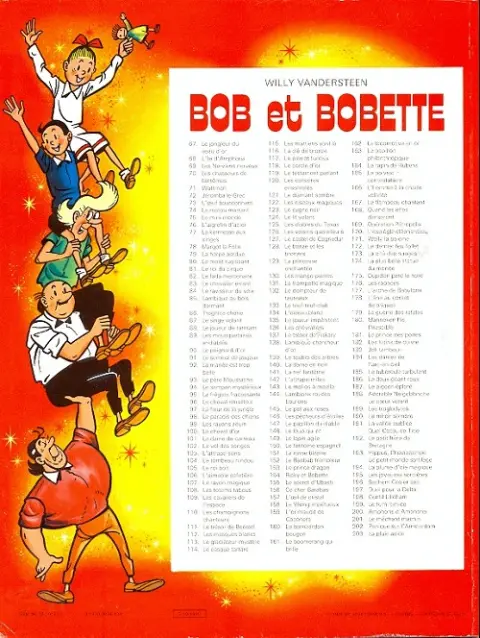 Verso de l'album Bob et Bobette Tome 105 Le roi boit