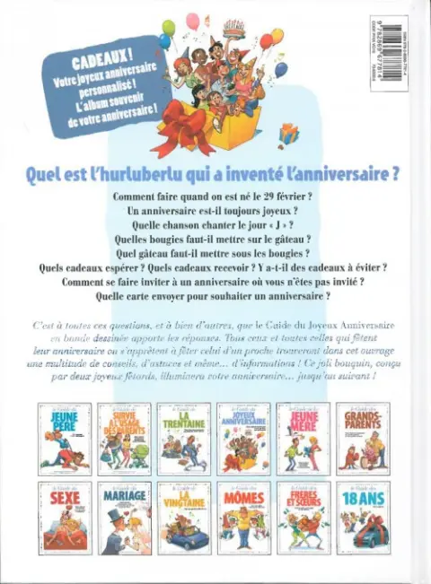 Verso de l'album Le Guide Tome 14 Le guide du joyeux anniversaire