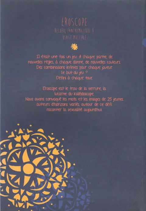 Verso de l'album Eroscope