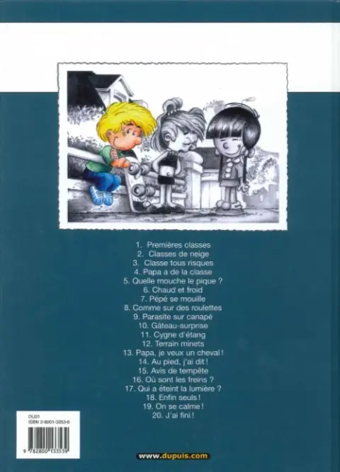 Verso de l'album Cédric Tome 18 Enfin seuls !