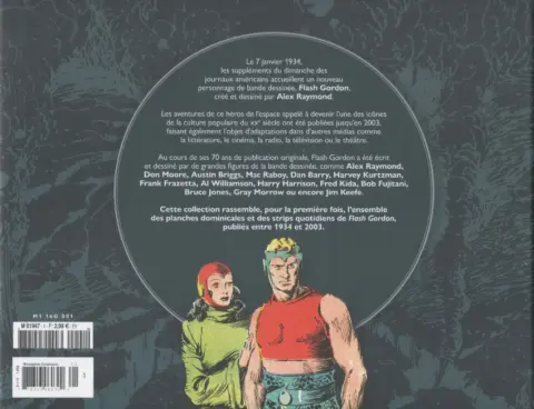 Verso de l'album Flash Gordon Tome 1 1935-1936