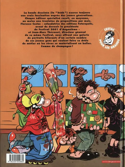 Verso de l'album Comment faire de la Bédé sans passer pour un pied-nickelé