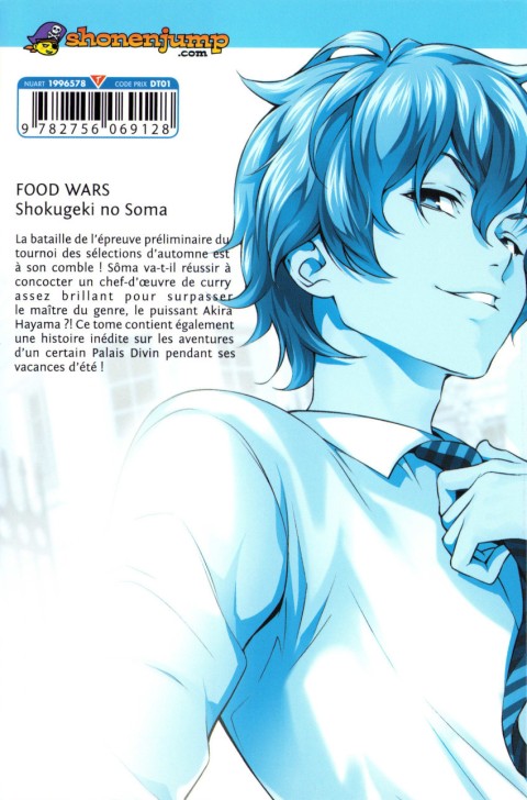 Verso de l'album Food Wars ! 8