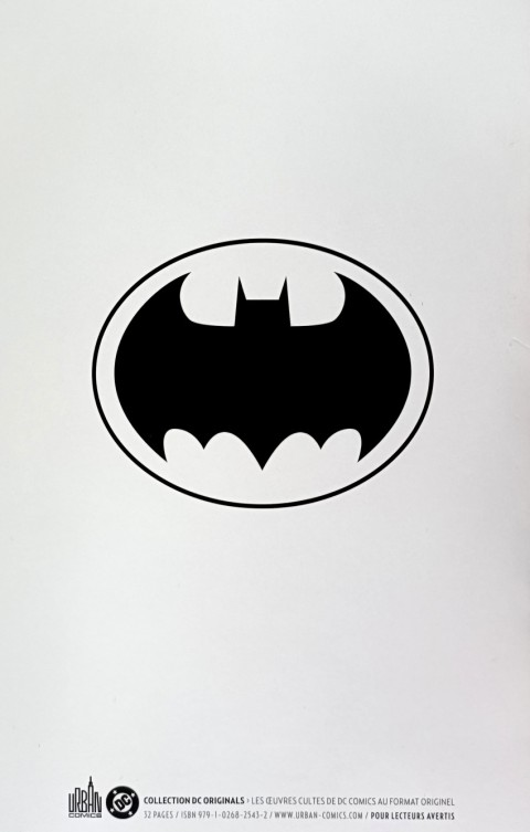 Verso de l'album Batman - Silence 2 1 Le pion