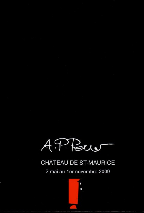 Verso de l'album André Paul Perret 70 ans de dessin
