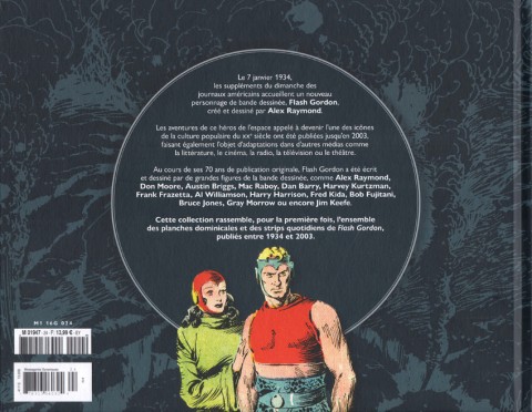 Verso de l'album Flash Gordon Tome 24 1989-1992