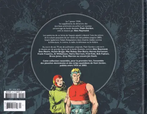 Verso de l'album Flash Gordon Tome 24 1989-1992