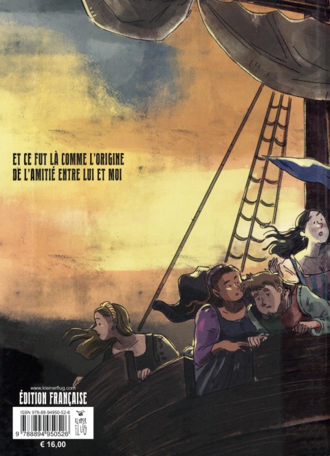 Verso de l'album Dante Alighieri Le Premier de mes amis