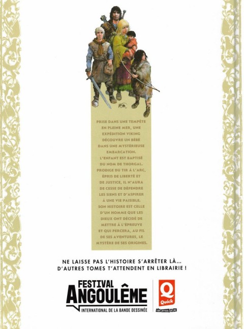 Verso de l'album Thorgal Tome 7 L'enfant des étoiles